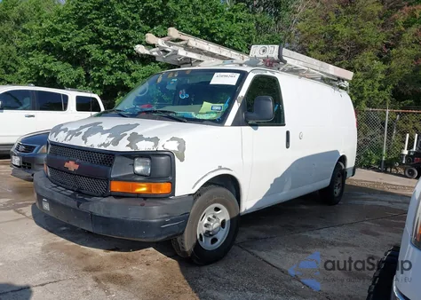 2011 Chevrolet Express 2500 Work Van from USA, damaged, VIN 1GCWGFCBXB1129849